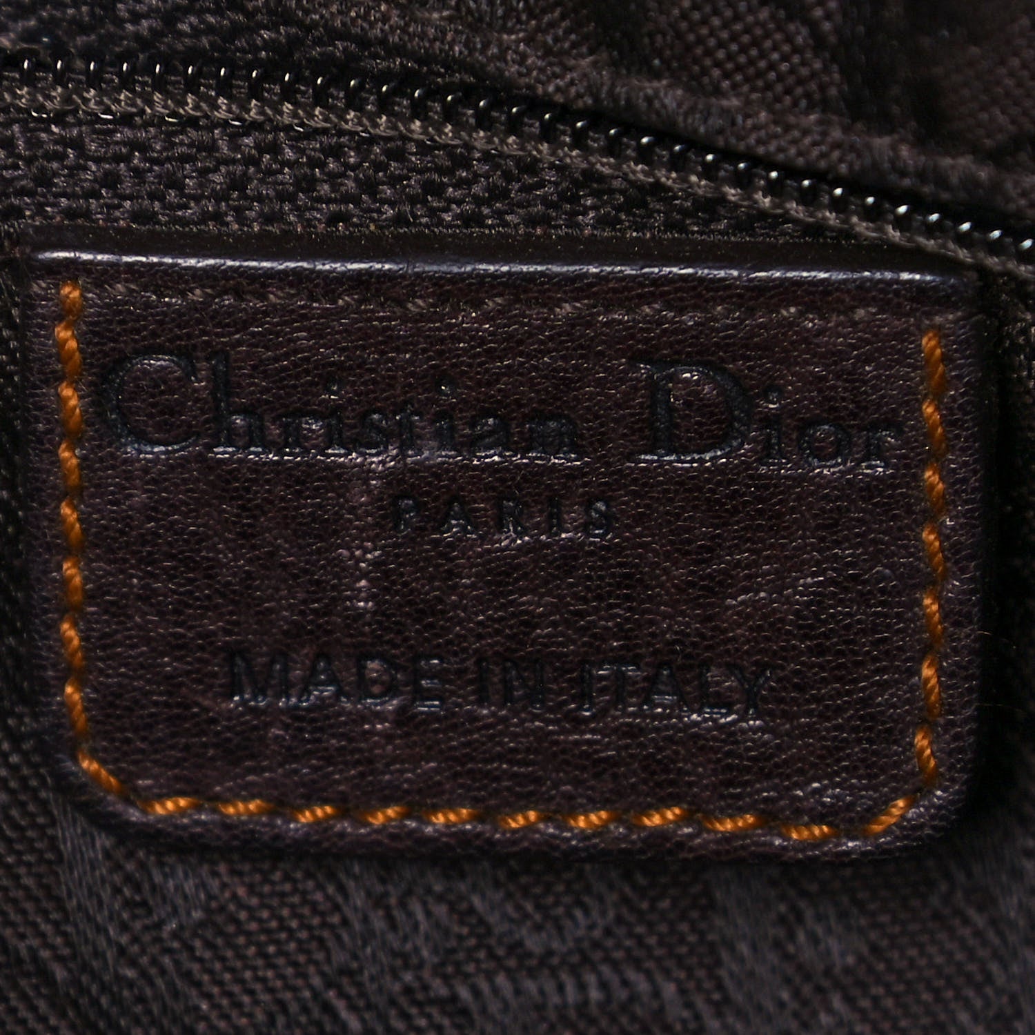 Christian Dior Calfskin Large Gaucho Double Saddle Bag Brown 10 of 30