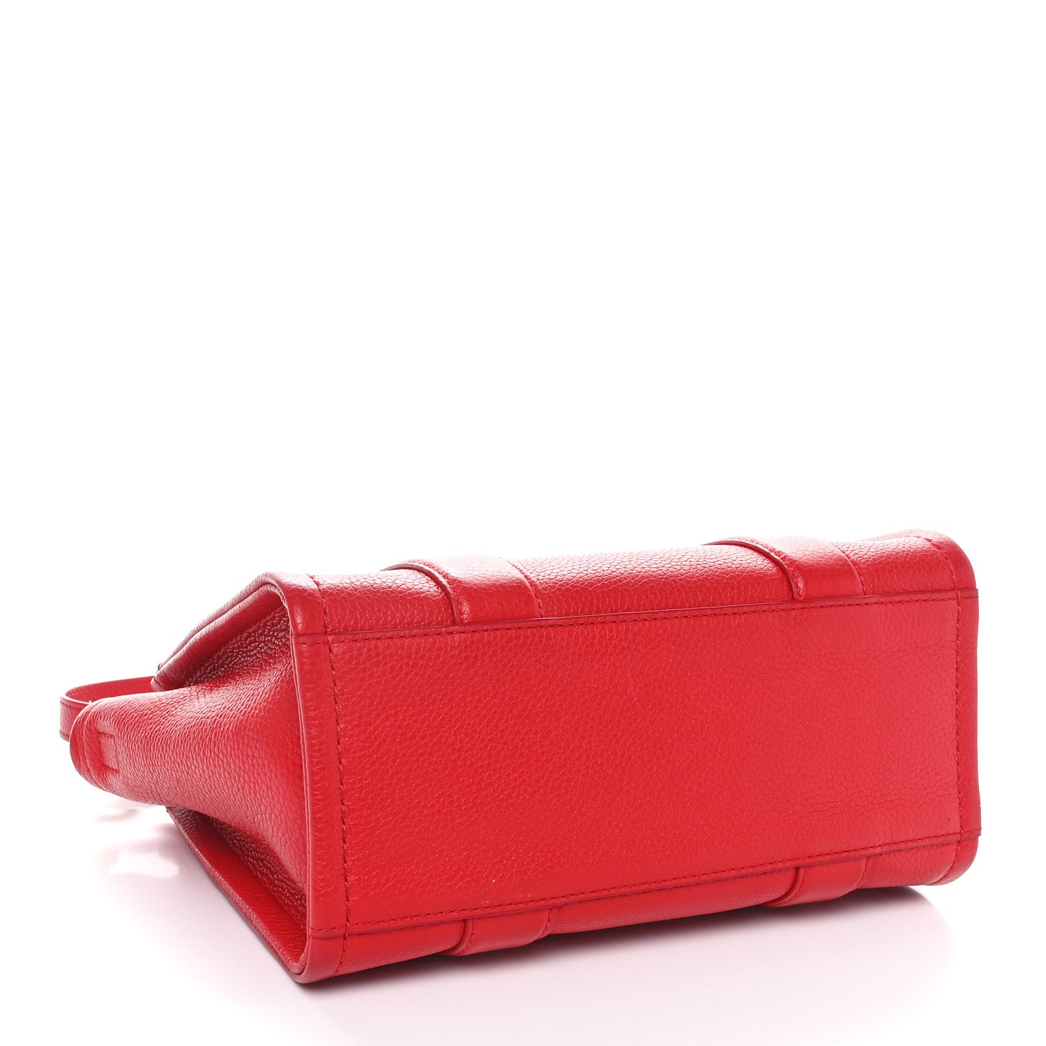 Marc Jacobs Grained Calfskin Small The Tote Bag Red 4 of 12