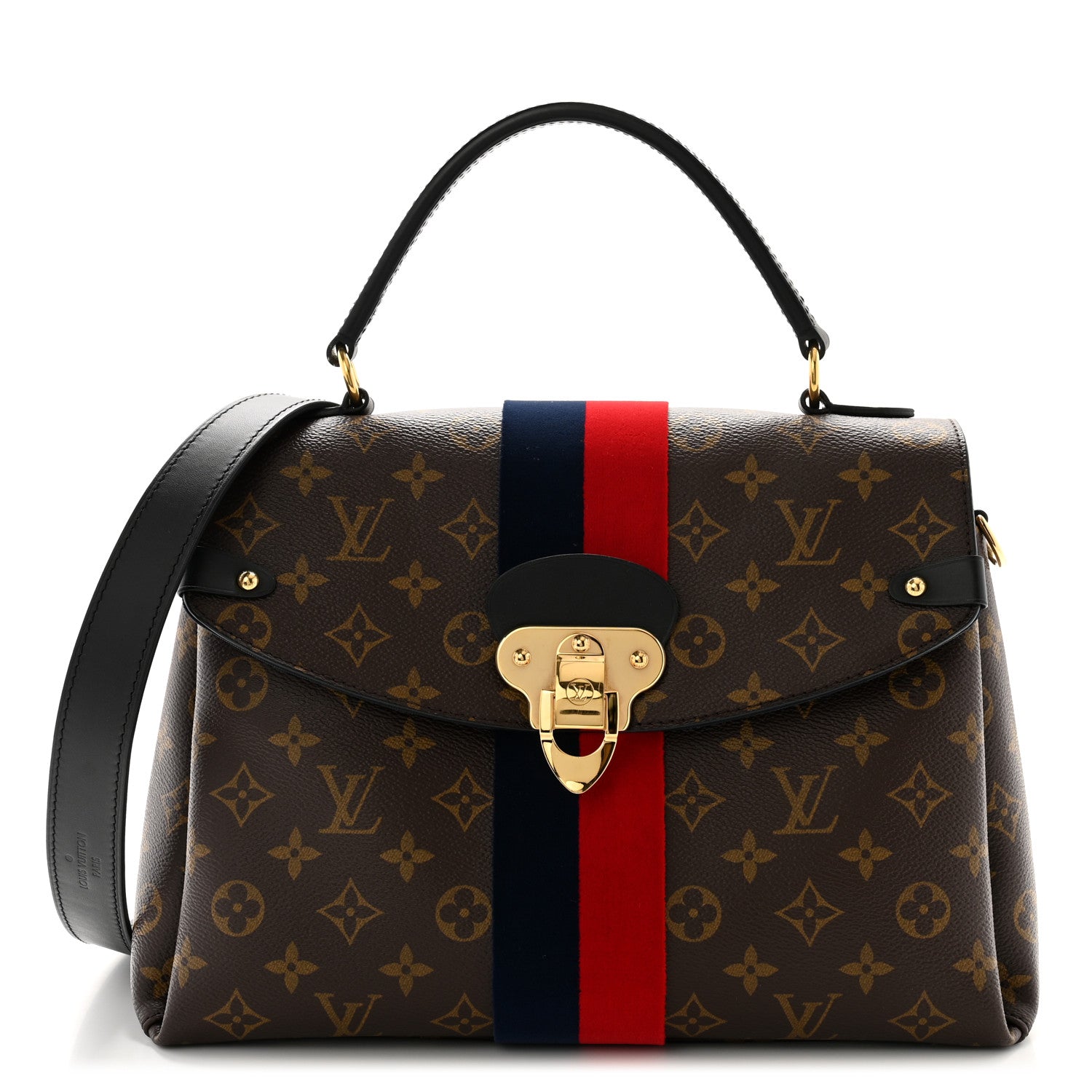 Louis Vuitton Monogram Georges MM Marine Cherry 1 of 12
