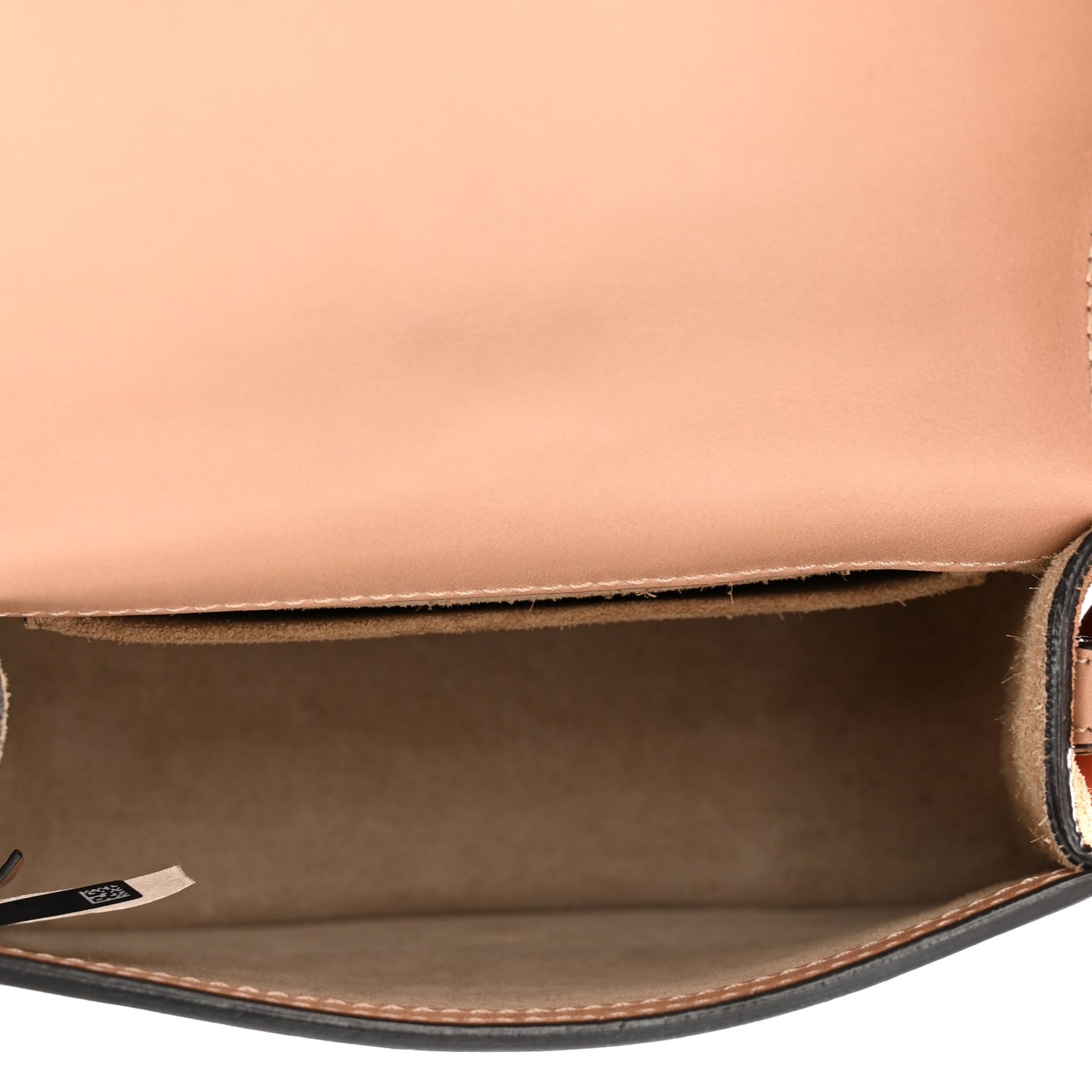 Calfskin Suede Small Nile Bracelet Bag Biscotti Beige