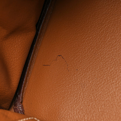 Hermes Taurillon Clemence Birkin 30 Gold 13 of 14