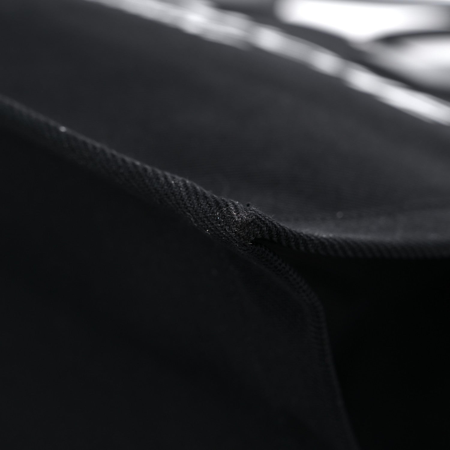 Saint Laurent Linen Calfskin Rive Gauche Tote Black 8 of 11