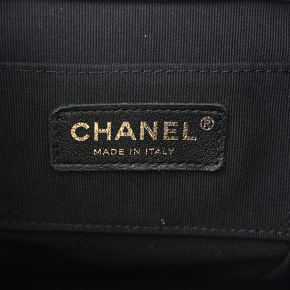 Chanel Lambskin Quilted Small Duma Drawstring Backpack Black 6 of 10