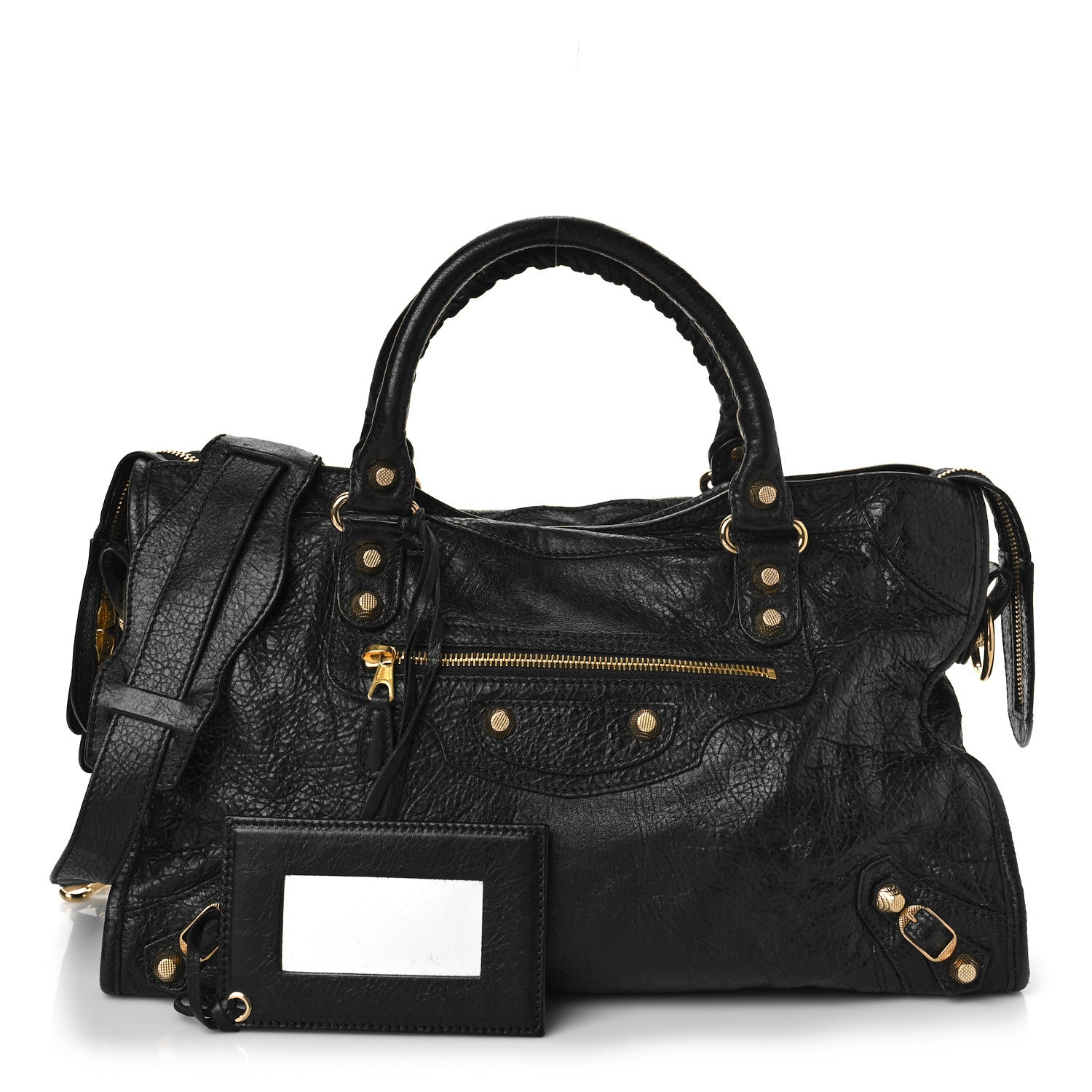 Balenciaga Agneau Giant 12 Gold Hardware City Black 2 of 10