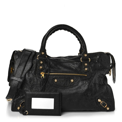 Balenciaga Agneau Giant 12 Gold Hardware City Black 2 of 10