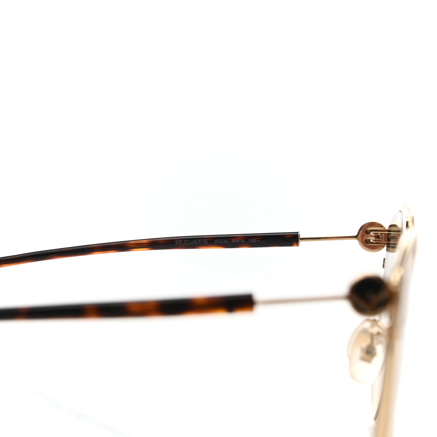 Cat Eye F is Fendi Sunglasses FF 0395/F/S Gold