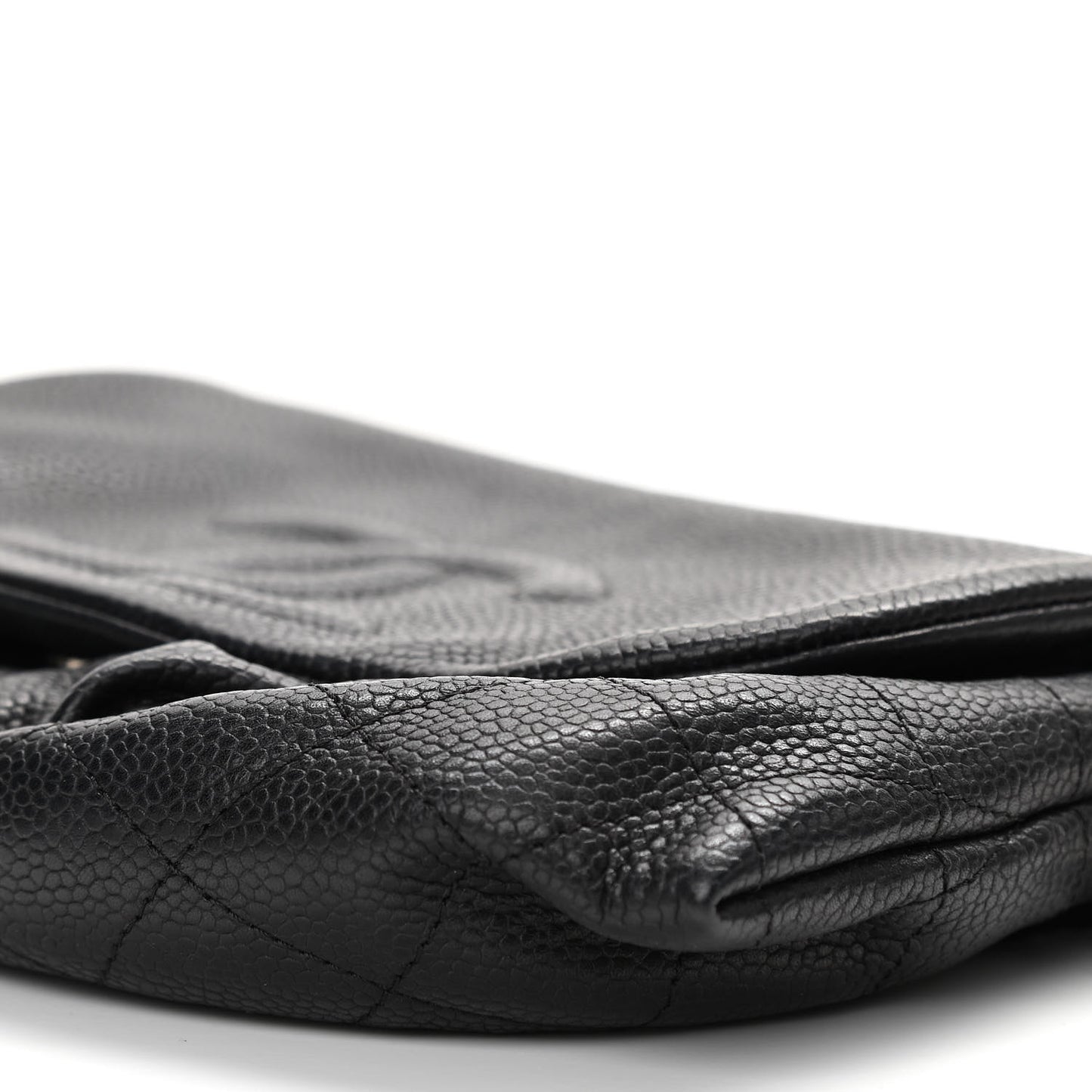 Caviar Half Moon Wallet On Chain WOC Black