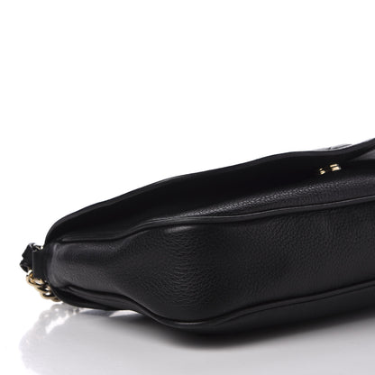 Gucci Pebbled Calfskin Medium Soho Flap Crossbody Black 5 of 10