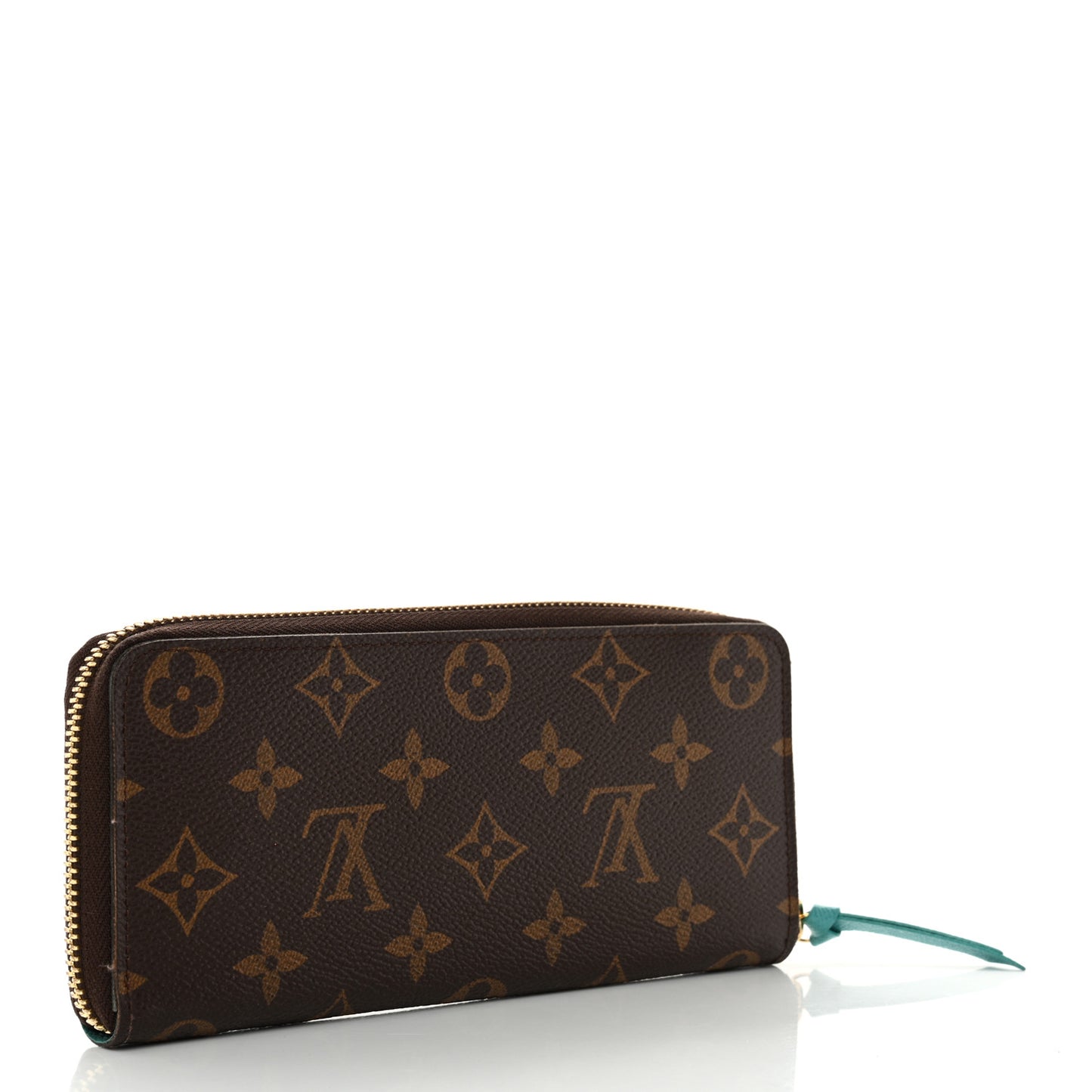 Monogram Clemence Wallet Turquoise