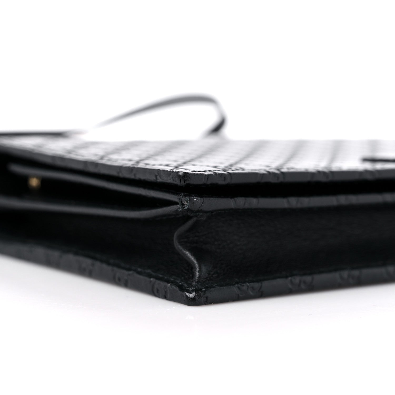 Gucci Microguccissima Crossbody Wallet Black 7 of 9