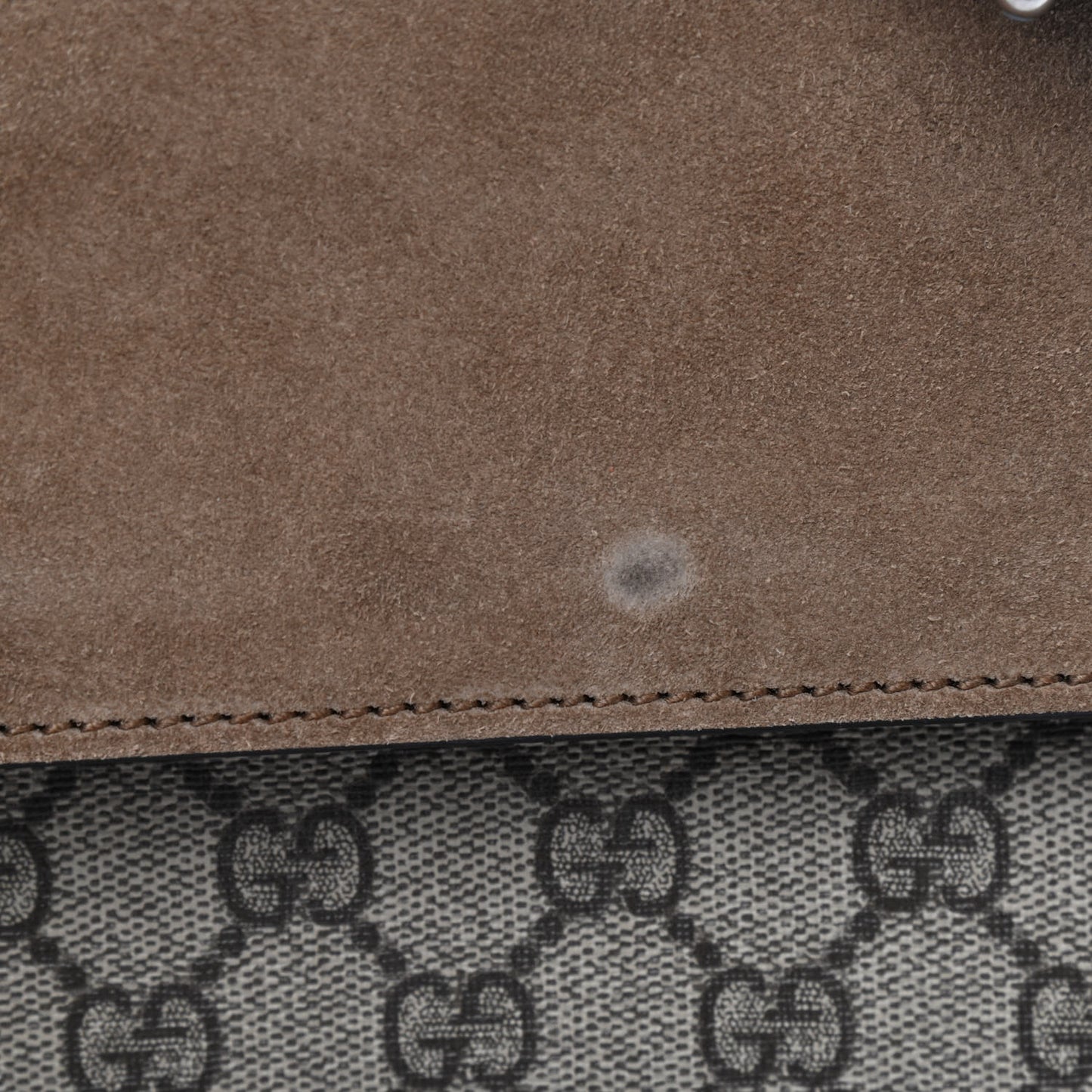 GG Supreme Monogram Small Dionysus Shoulder Bag Taupe