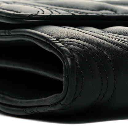 Versace Nappa Barocco Quilted Medusa Wallet On Chain Crossbody Black 8 of 9