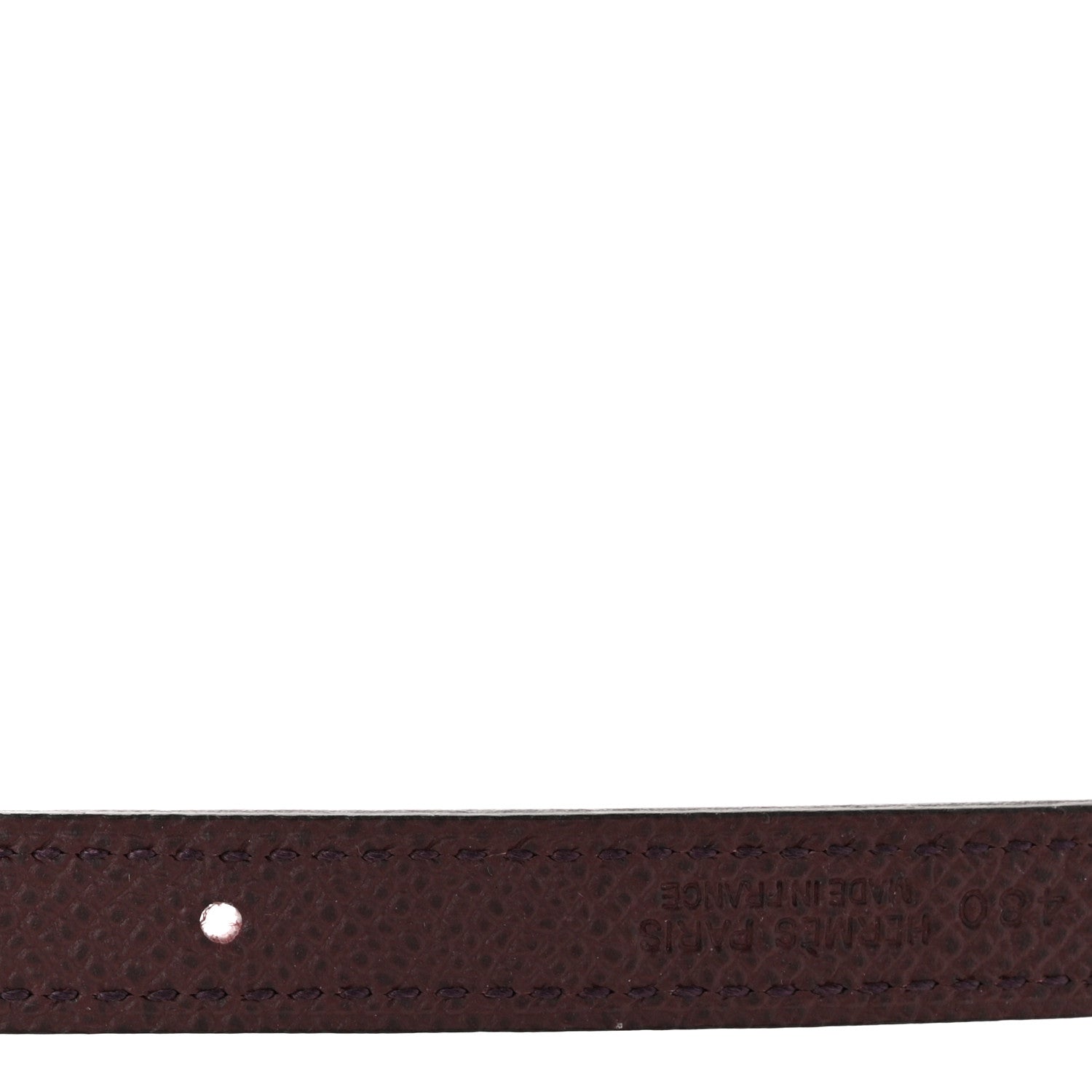 Hermes Swift Epsom 13mm 5382 Rock Belt 80 Mauve Sylvestre Rouge Sellier 3 of 6