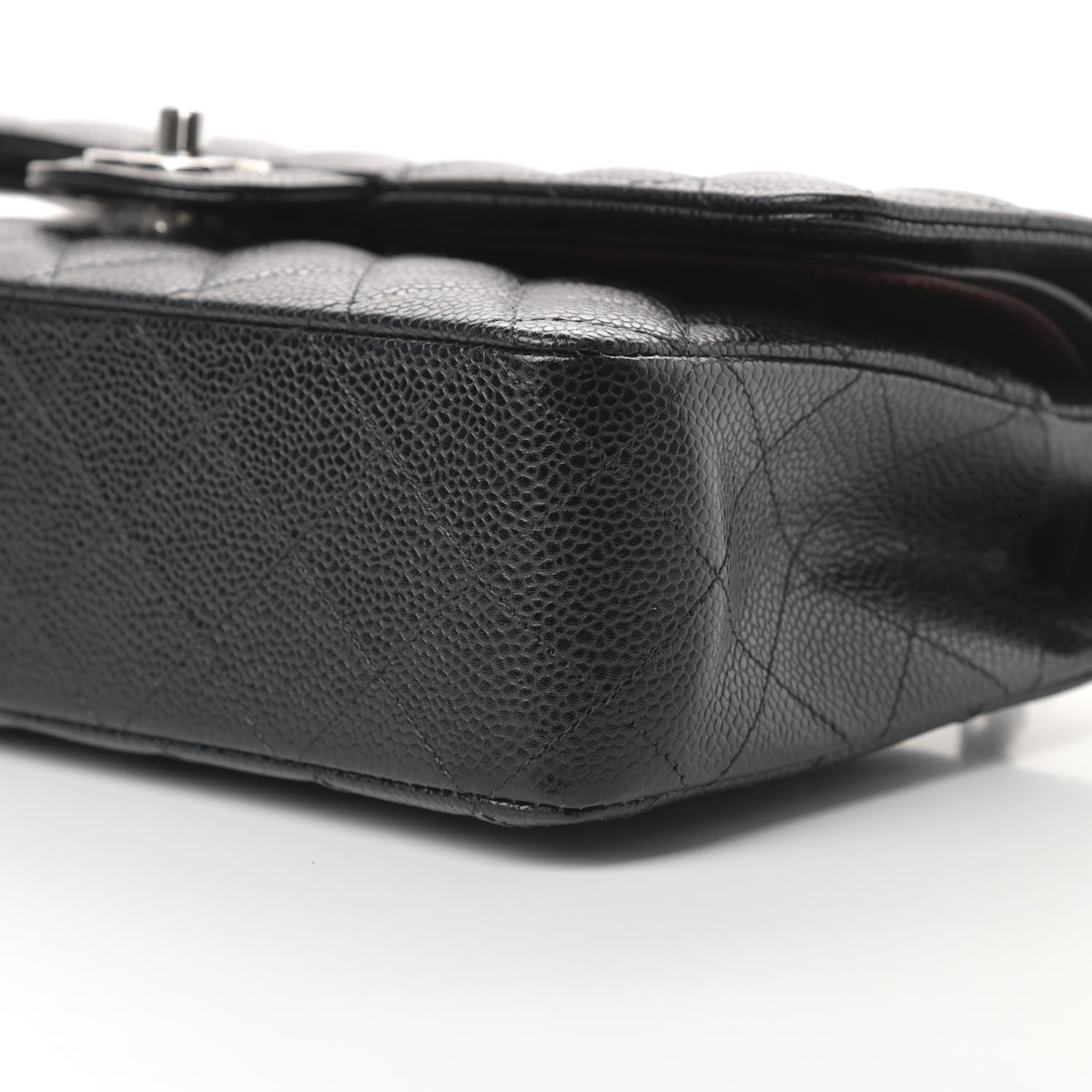 Chanel Caviar Quilted Medium Double Flap Black 10 of 11