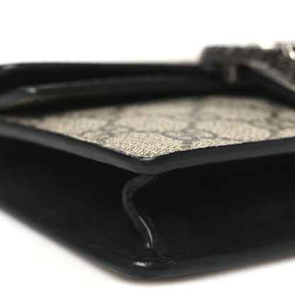 Gucci GG Supreme Monogram Super Mini Dionysus Shoulder Bag Black 8 of 10