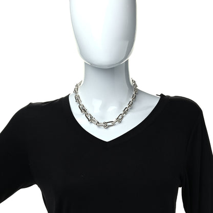 Tiffany Sterling Silver HardWear Graduated Link Necklace 3 of 7