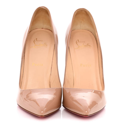 Christian Louboutin Patent Pigalle 100 Pumps 39 Nude 2 of 8