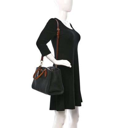 Louis Vuitton Calfskin City Steamer EW Black Gold 2 of 8