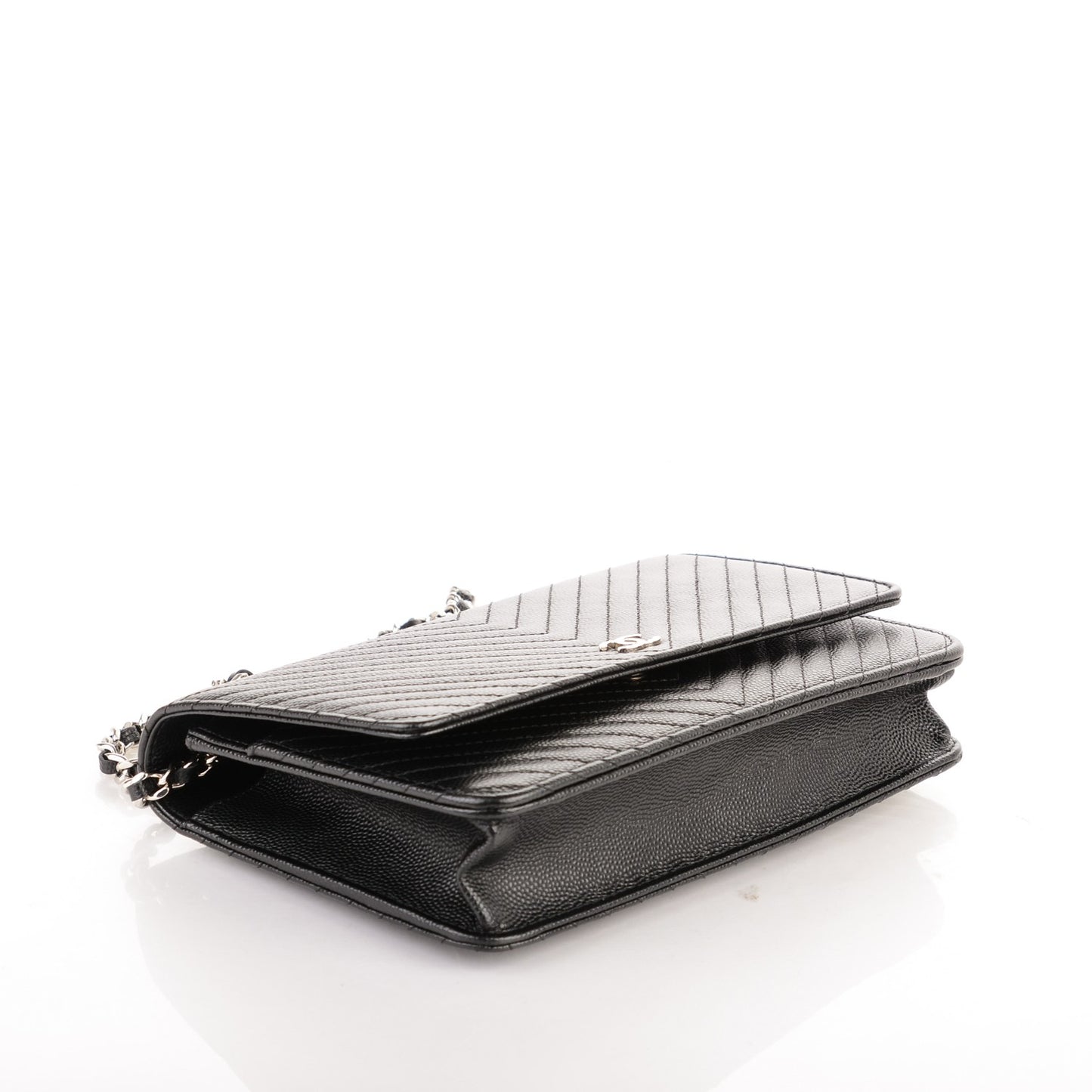 Caviar Chevron Wallet On Chain WOC Black