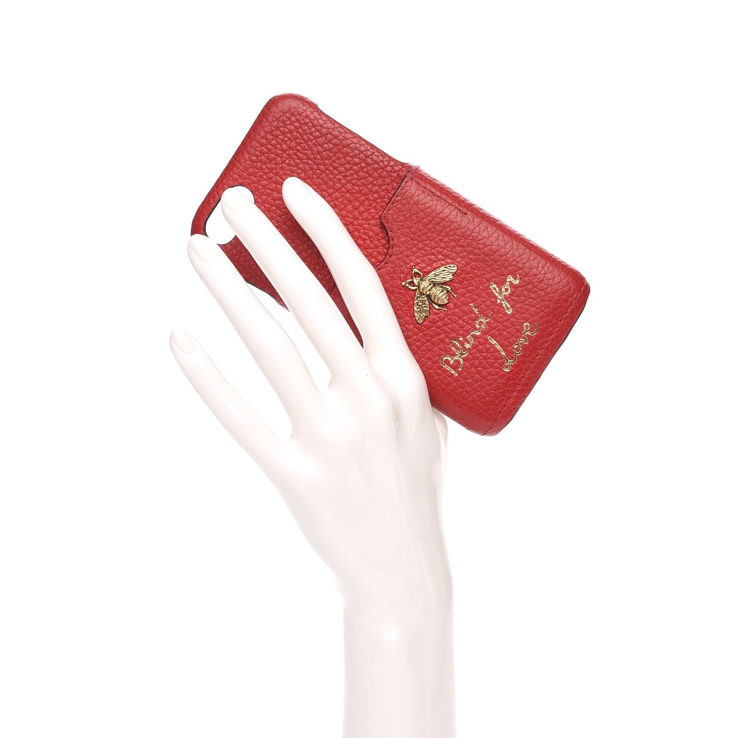 Calfskin Blind For Love iPhone 7 Case Hibiscus Red