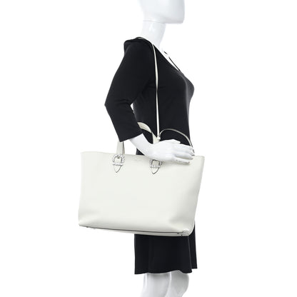 Jimmy Choo Smooth Calfskin Crystal Embellished Cheri Tote Latte 2 of 10