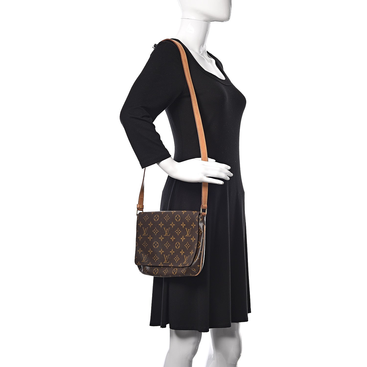 Louis Vuitton Monogram Musette Tango Long Strap 2 of 10