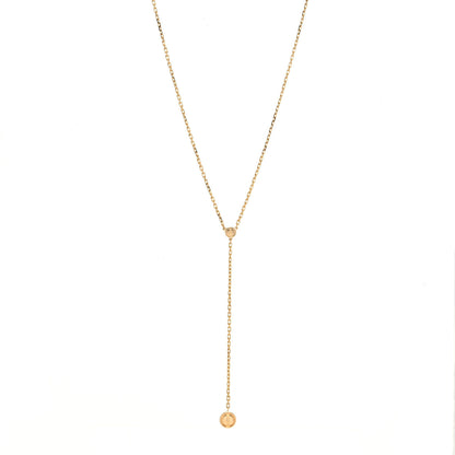 Cartier 18K Yellow Gold LOVE Drop Necklace 1 of 5