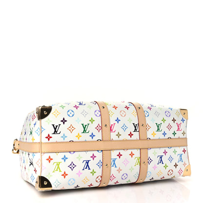 Louis Vuitton LV X TM Monogram Multicolor Keepall Bandouliere 45 White 3 of 8