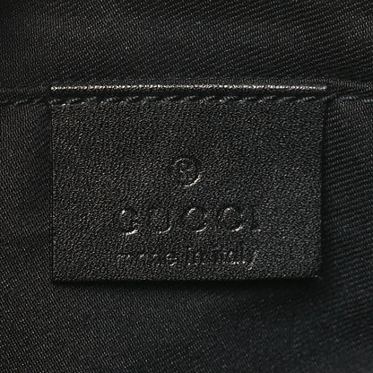 Gucci Monogram Web Studded Chain Clutch Black 6 of 10