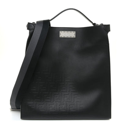 Fendi Vitello Grace FF Gradient Embossed Peekaboo X-Lite Fit Black 1 of 19