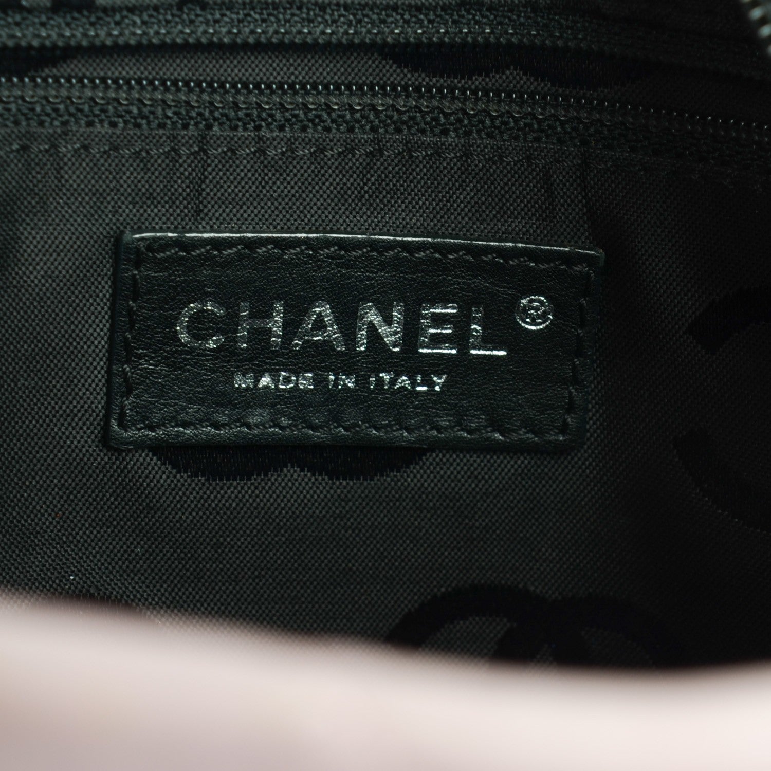 Chanel Calfskin Quilted Small Cambon Tote Pink Black 6 of 9
