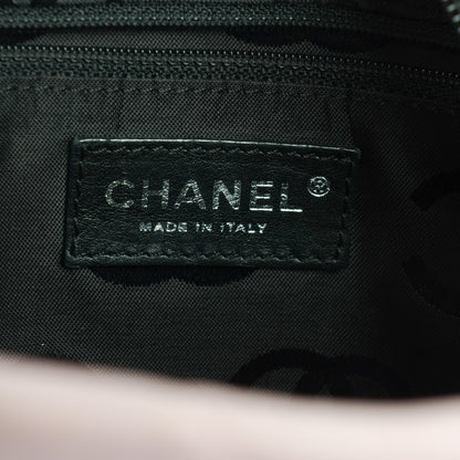 Chanel Calfskin Quilted Small Cambon Tote Pink Black 6 of 9