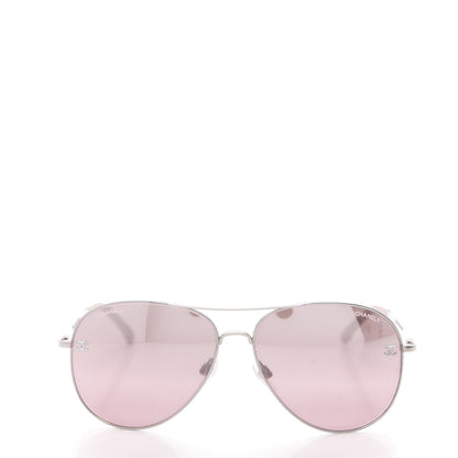 Chanel CC Aviator Sunglasses 4189-T-Q Pink 4 of 20
