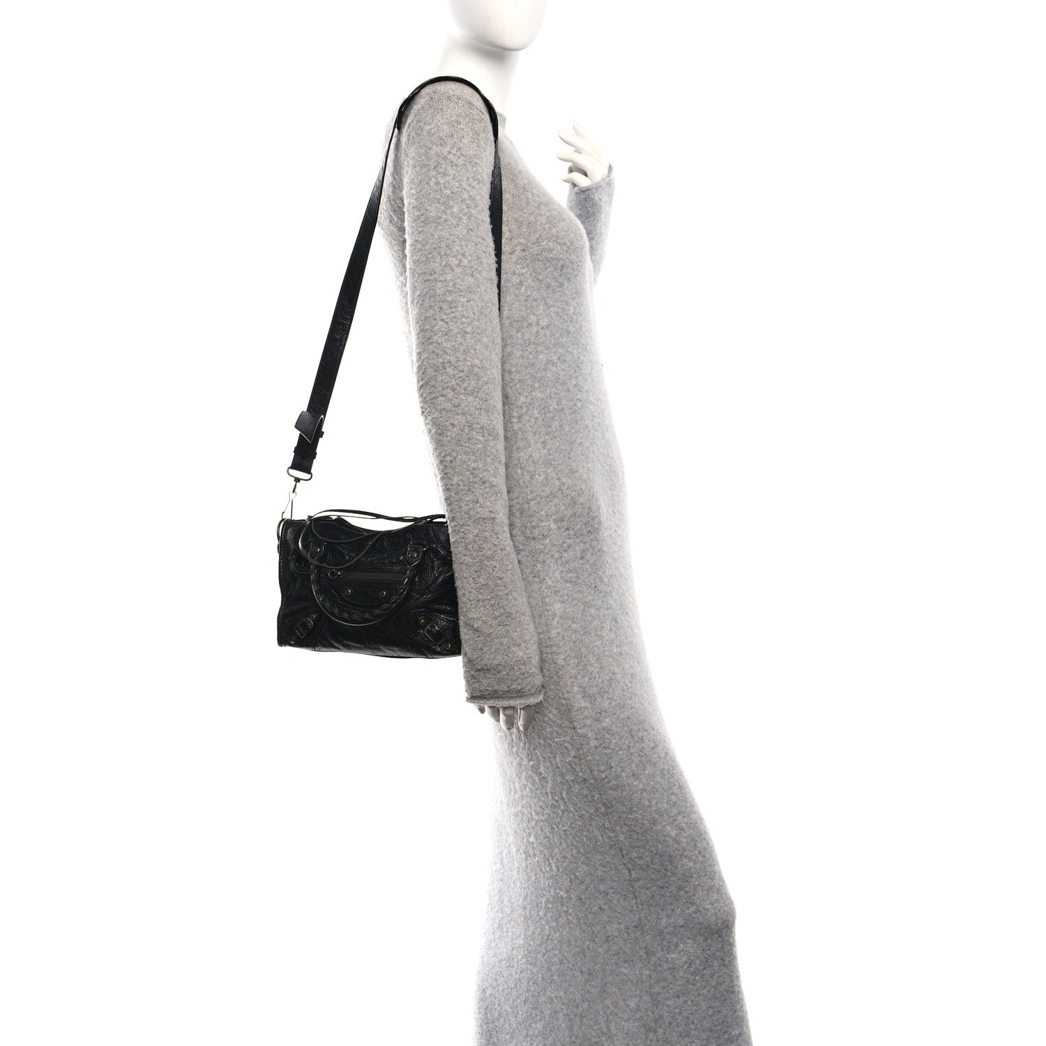 Balenciaga Agneau Classic Hardware Mini City Black 2 of 11