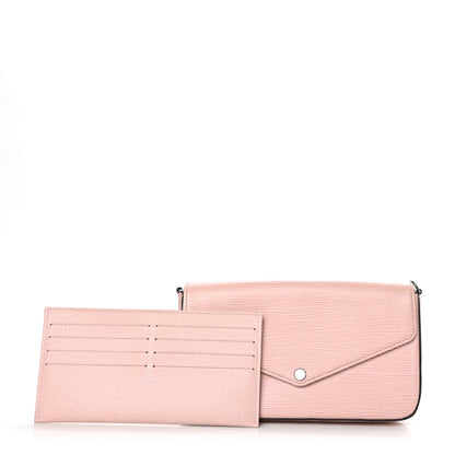 Louis Vuitton Epi Pochette Felicie Rose Ballerine 2 of 9