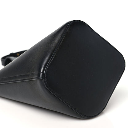 Loewe Smooth Calfskin Mini Pebble Bucket Bag Black 9 of 10