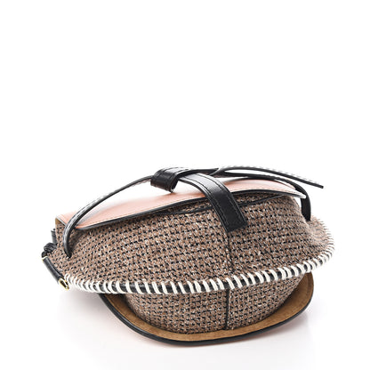 Loewe Calfskin Tweed Small Gate Crossbody Bag Tan 3 of 8
