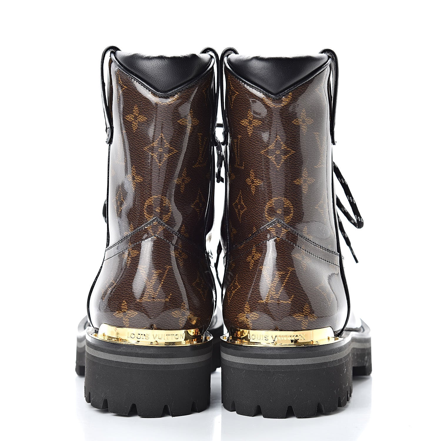 Louis Vuitton Monogram Glaze Mens Outland Ankle Boots 9 Ebene 5 of 7