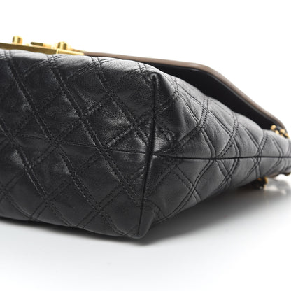 Marc Jacobs Lambskin Quilted Large Baroque Single Flap Bag Black 9 of 9