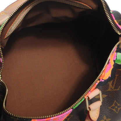 Louis Vuitton Monogram Roses Speedy 30 6 of 7