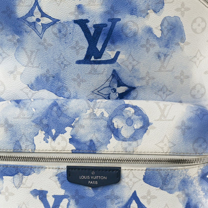 Louis Vuitton Monogram Watercolor Discovery Backpack Blue 7 of 9