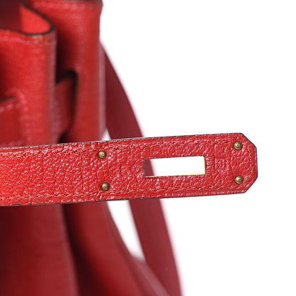Hermes Chevre De Coromandel Kelly Retourne 35 Rouge Vif 26 of 32