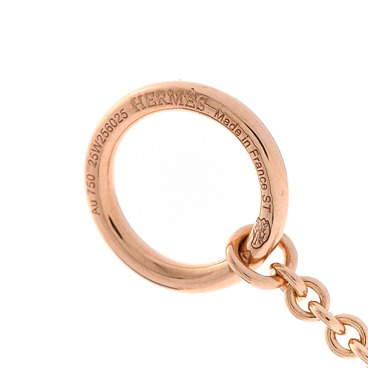 18K Rose Gold Diamond TPM Vertige Coeur Necklace ST