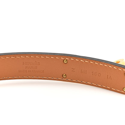 Hermes Epsom Kelly Belt Gold 3 of 4