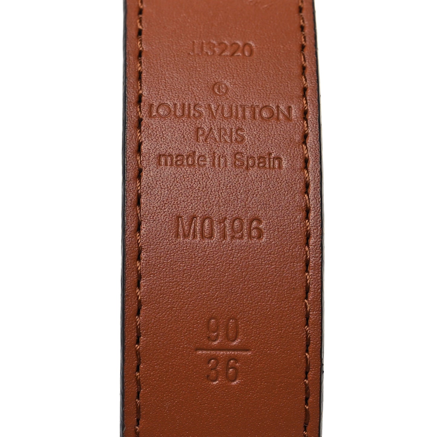 Monogram 25mm Dauphine Reversible Belt 90 36 Tan