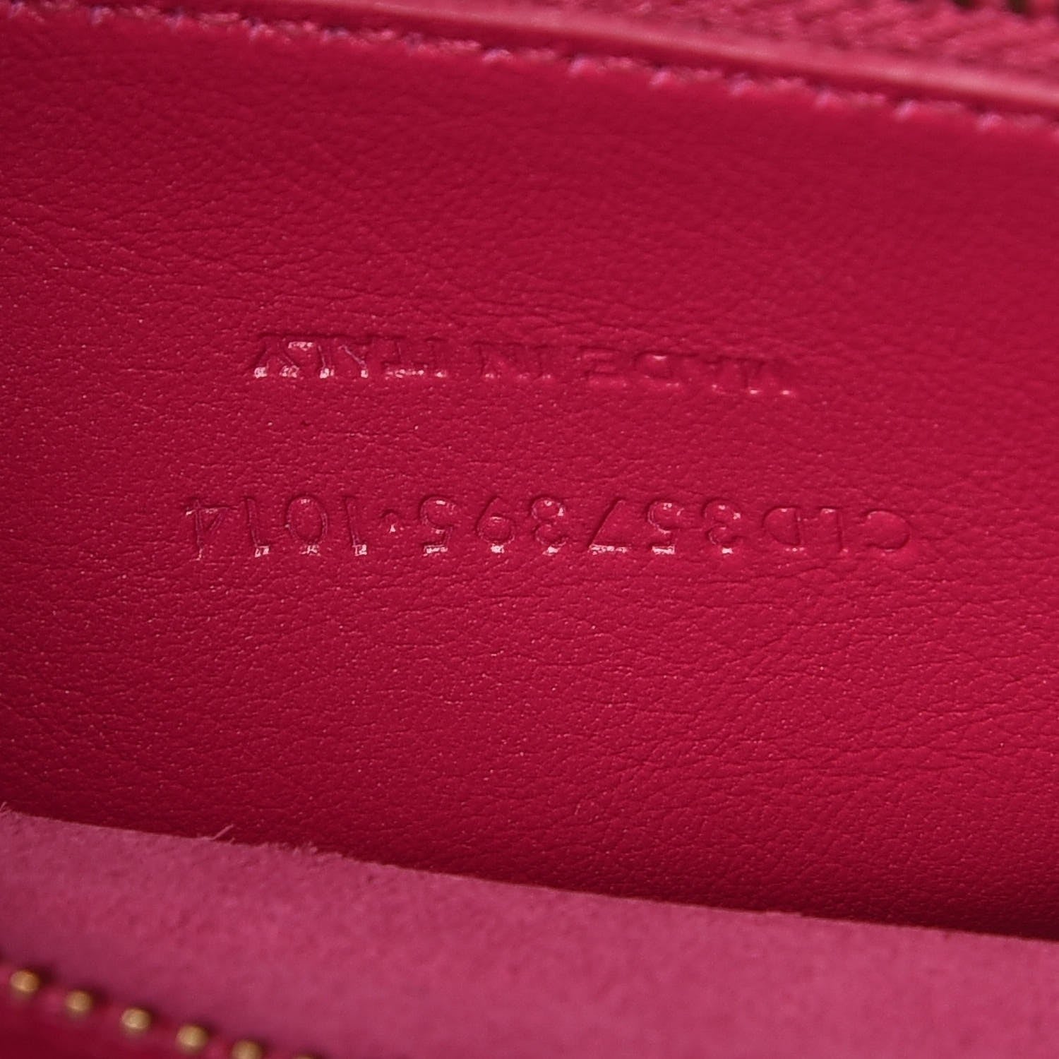 Saint Laurent Calfskin Small Monogram Cabas Fuchsia 8 of 11