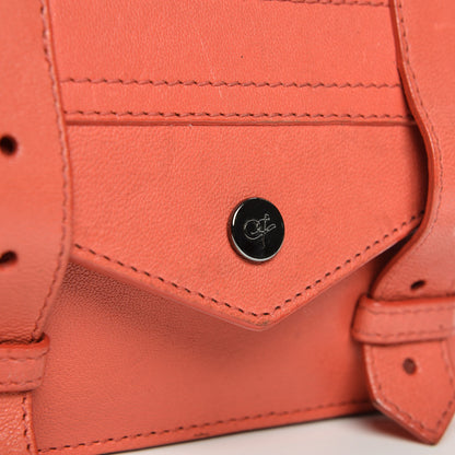 Proenza Schouler Lambskin PS1 Large Chain Wallet Deep Coral 7 of 9