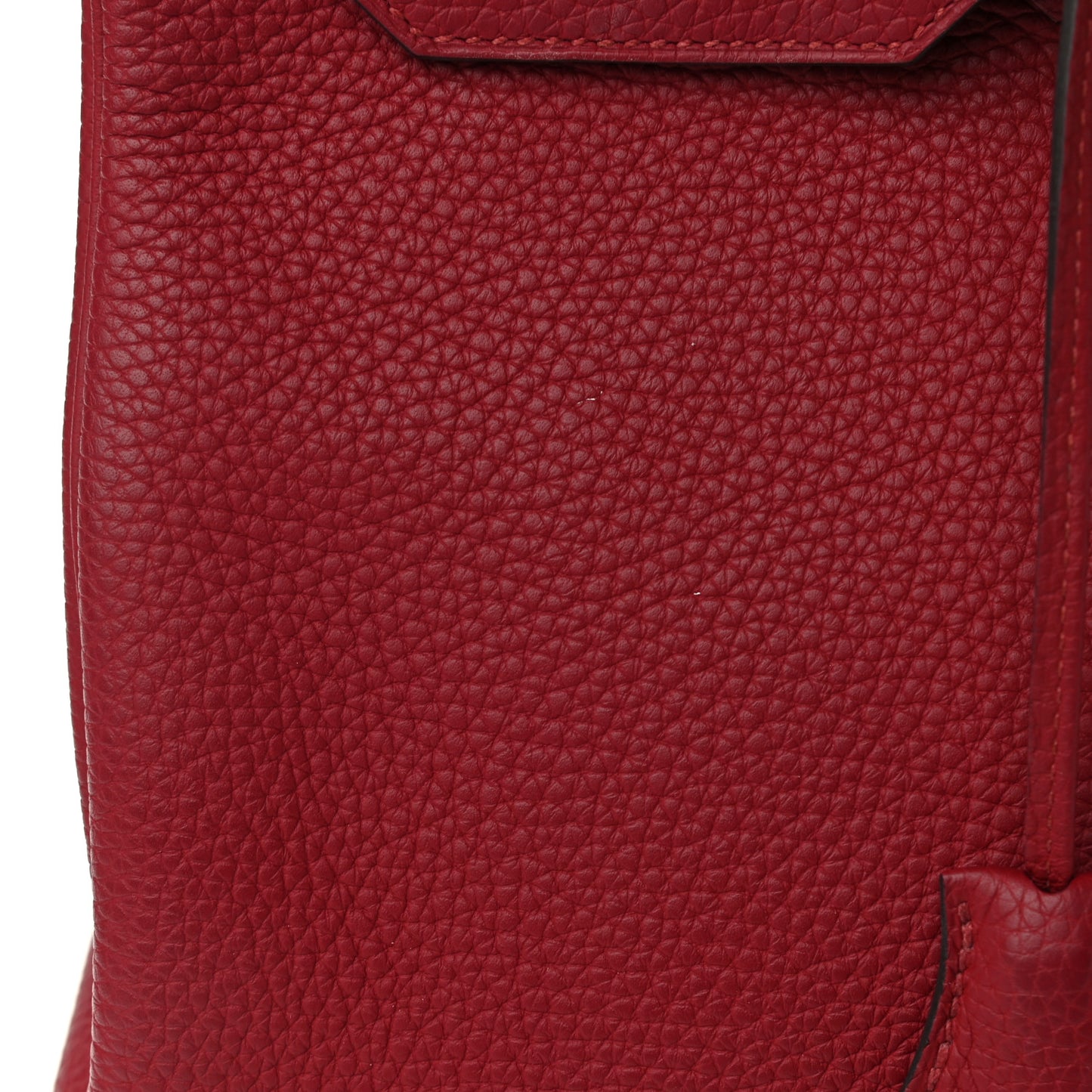 Taurillon Clemence Birkin 35 Rouge Grenat
