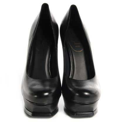 Saint Laurent Calfskin Tribute 105 Platform Pumps 41.5 Black 2 of 8