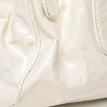 Jimmy Choo Patent Riki Bag White 17 of 21